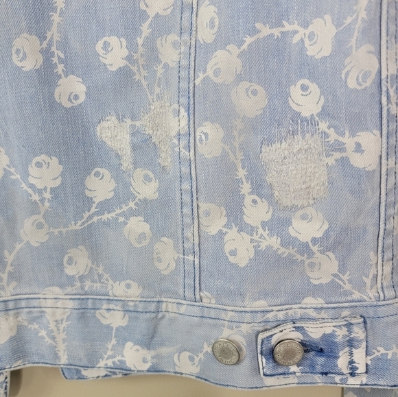 Ralph Lauren Black Label | Floral Denim Jacket - Picture 5 of 7